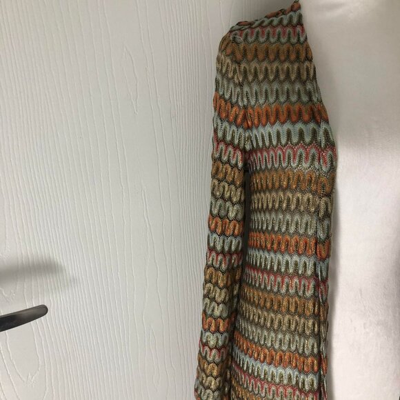 Alexis Geniste Fringe Kimono Maxi Dress Belted Sz XS - Picture 10 of 10